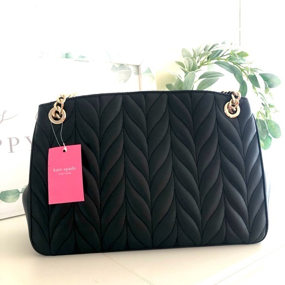 Kate spade briar lane quilted black shoulder bag - Picture 3 of 14